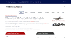 Desktop Screenshot of airridertaxi.com